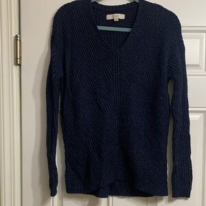 Cotton On Women's Deep Blue V-Neck Sweater